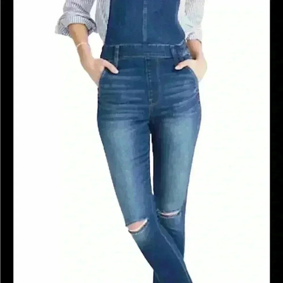 Madewell Roadtripper Overalls in Brodie Wash in size xxs - Picture 8 of 10